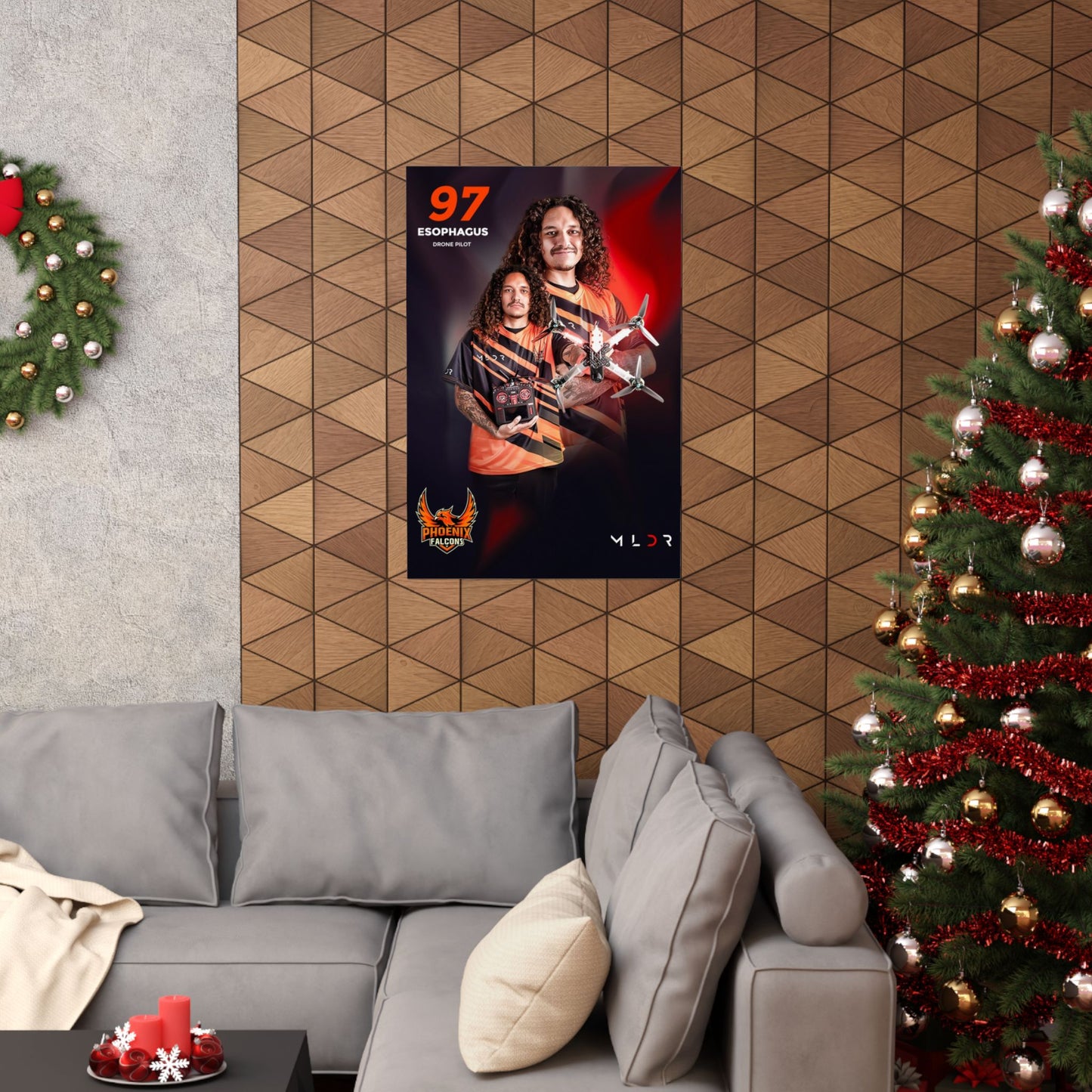 Esophagus #97 Matte Vertical Posters - Phoenix Falcons Team